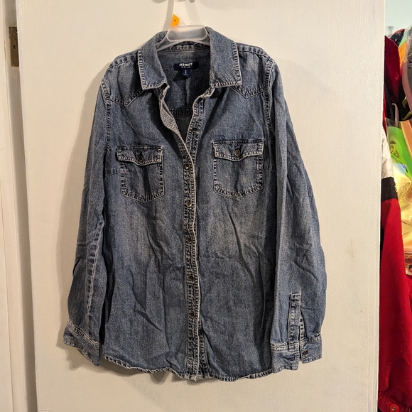 Old Navy Denim Shirt - Picture 5 of 6